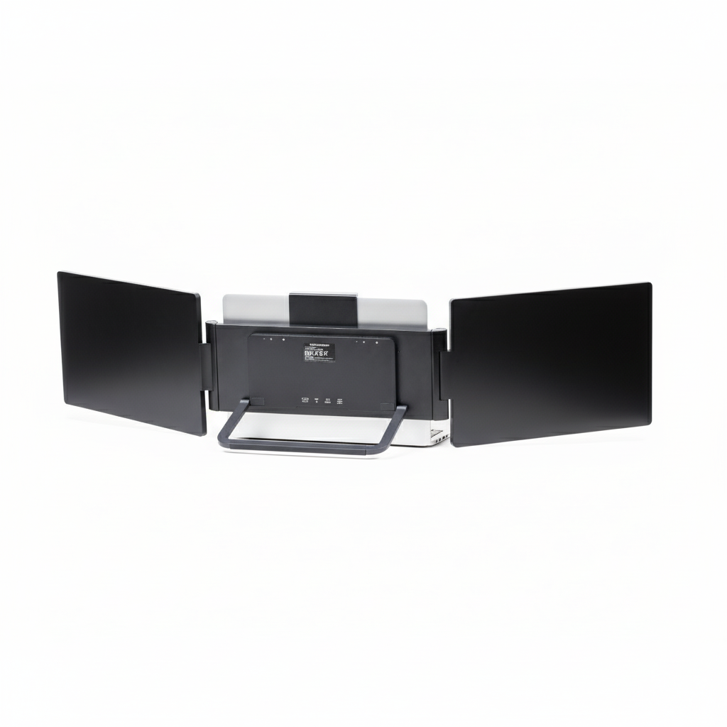 Solid Dobbel Notebook koblet til laptop med enkel plug-and-play tilkobling