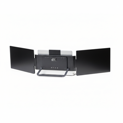 Solid Dobbel Notebook koblet til laptop med enkel plug-and-play tilkobling